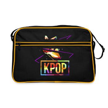 K-pop polygon - Retro Bag - black/gold - Front
