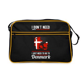 Denmark - Retro Bag - black/gold - Front