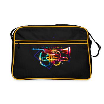 cornet - Retro Bag - black/gold - Front