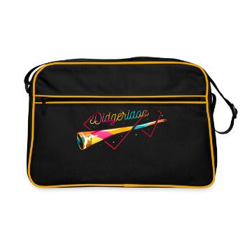 Didgeridoo polygon - Retro Bag - black/gold - Front