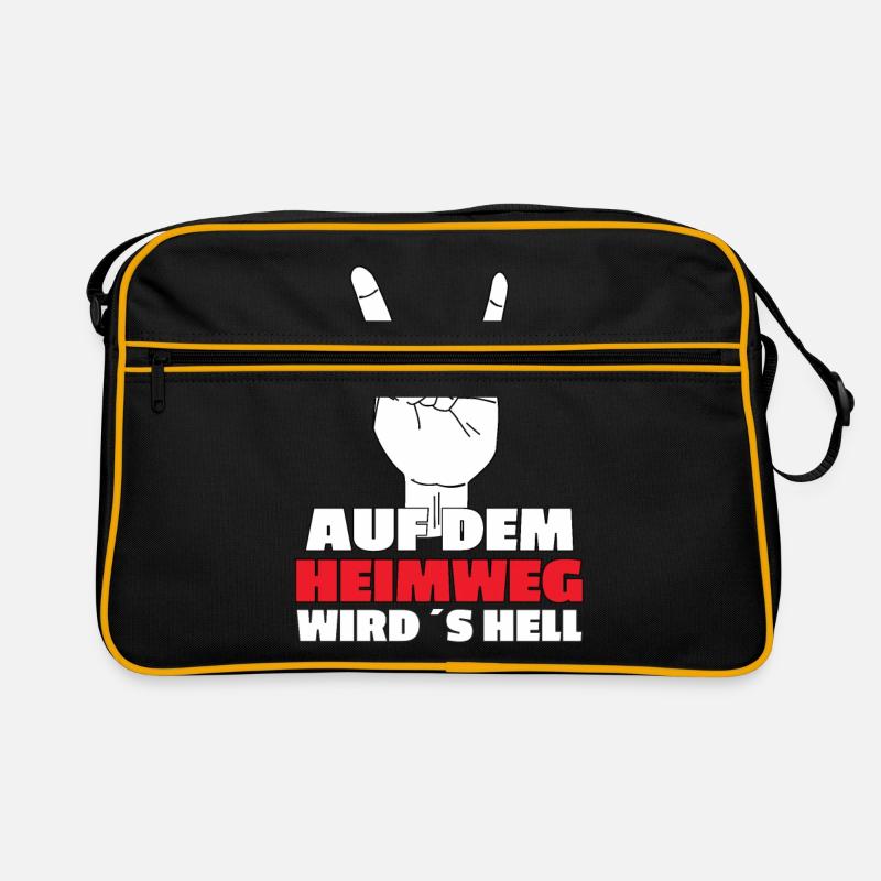 Auf dem Heimweg wirds hell. Retro Tasche