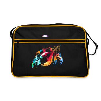 mandolin - Retro Bag - black/gold - Front