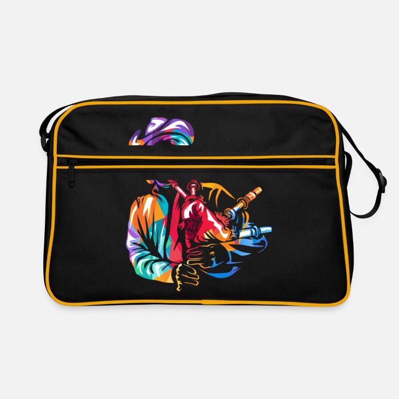 Bagpipe gift Retro Bag