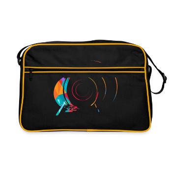 Drum n Bass - Sac Retro - noir/or - Devant