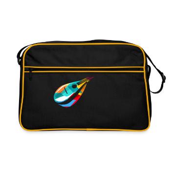mandolin - Retro Bag - black/gold - Front