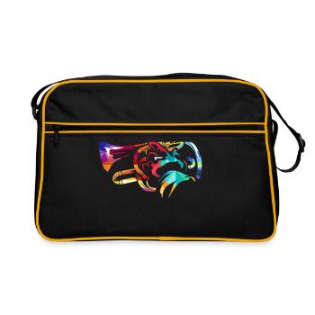 cornet - Retro Bag - black/gold - Front