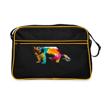Furets - Sac Retro - noir/or - Devant