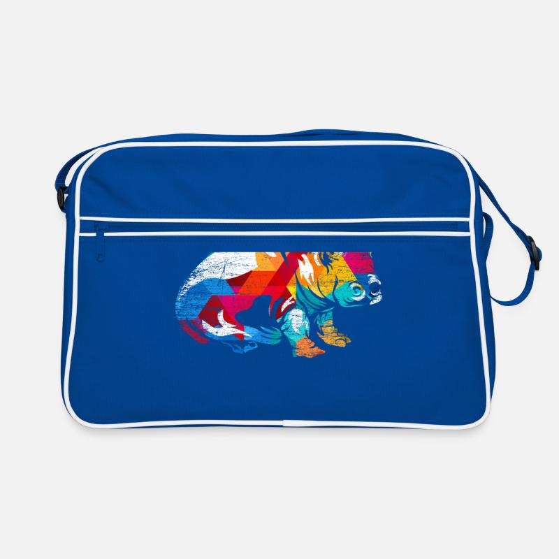 Nilpferd Retro Tasche