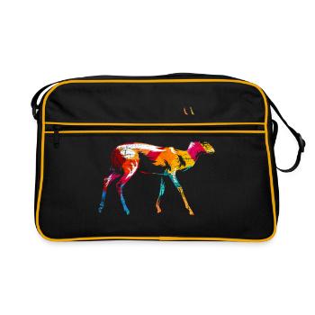 Gazelle - Sac Retro - noir/or - Devant