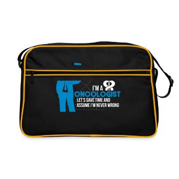 Oncologist - Retro Bag - black/gold - Front