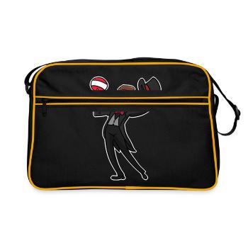 Sebastian Kurz - Sac Retro - noir/or - Devant