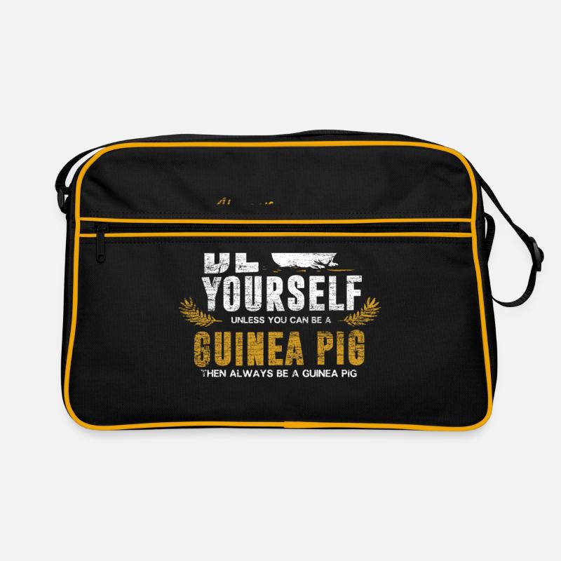 Cadeau cochon d'Inde Sac Retro