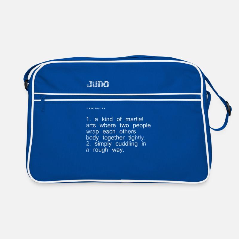 Judo Geschenk Retro Tasche