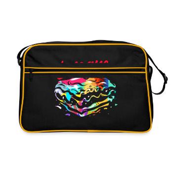 Lasagna gift - Retro Bag - black/gold - Front