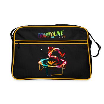 Trampoline - Retro Bag - black/gold - Front