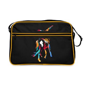 Vaulting - Retro Bag - black/gold - Front