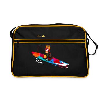 paddleboard - Sac Retro - noir/or - Devant