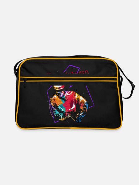 Cadeau neurochirurgien - Sac Retro - noir/or - Devant