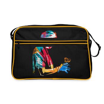 anesthetist - Retro Bag - black/gold - Front