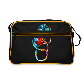 Internistin - Sac Retro - noir/or - Devant