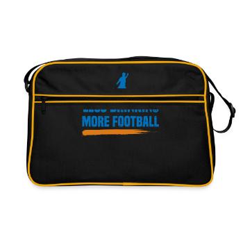 Anti Alcohol Soccer I Sober Alcoholics - Retro Bag - black/gold - Front