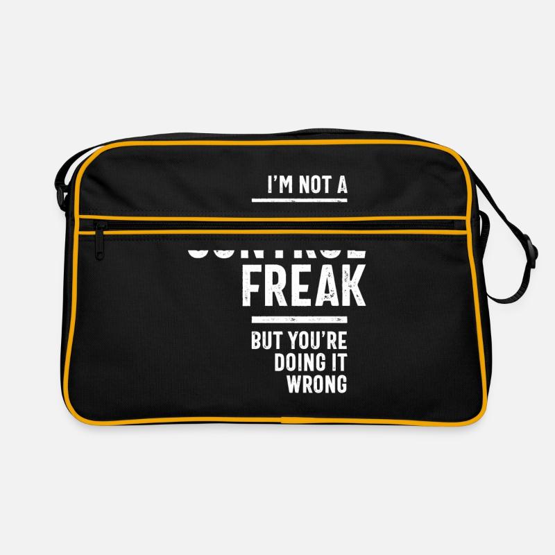 I'm Not A Control Freak Retro Bag