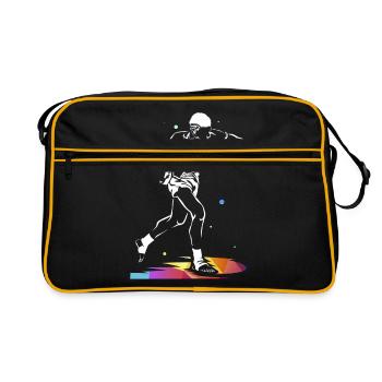 Muay Thai - Retro Bag - black/gold - Front