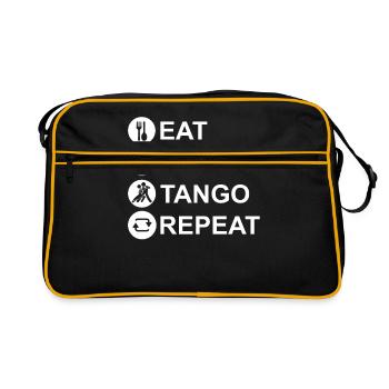 Tango Dancing - Retro Bag - black/gold - Front