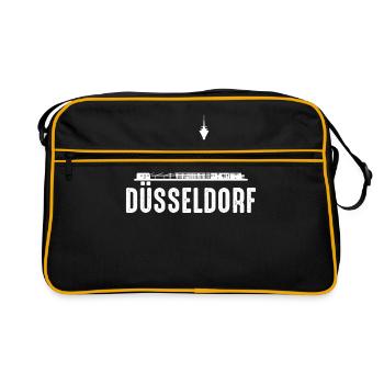 Dusseldorf - Retro Bag - black/gold - Front