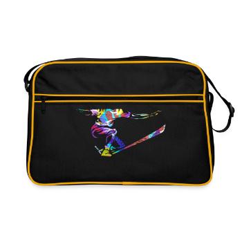 Slackline - Sac Retro - noir/or - Devant