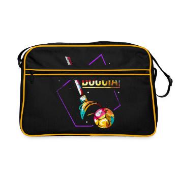 Boccia Paralympique Sport Polygone - Sac Retro - noir/or - Devant