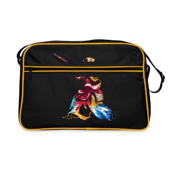 Cadeau de kendo - Sac Retro - noir/or - Devant