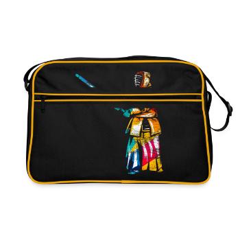 Cadeau de kendo - Sac Retro - noir/or - Devant