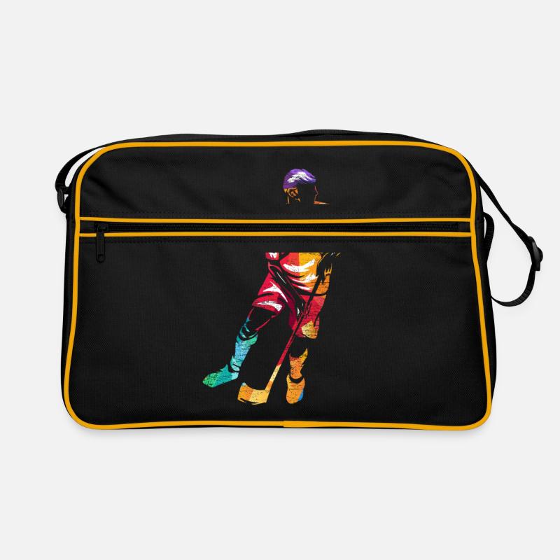 Floorball Geschenk Retro Tasche
