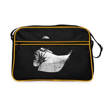 Techniciens de construction - Sac Retro - noir/or - Devant