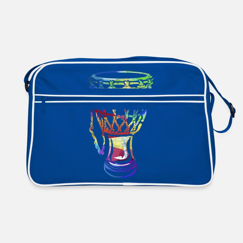 Cadeau de tambour de coupe Djembe Sac Retro