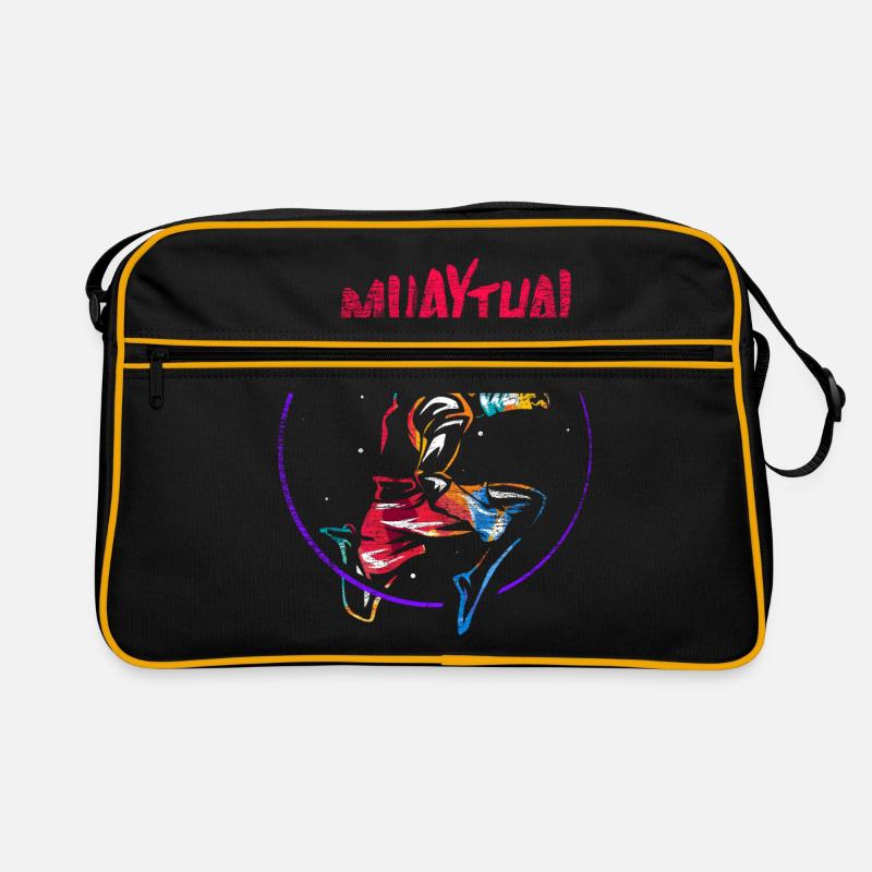 Muay Thai Boxing Geschenk Retro Tasche