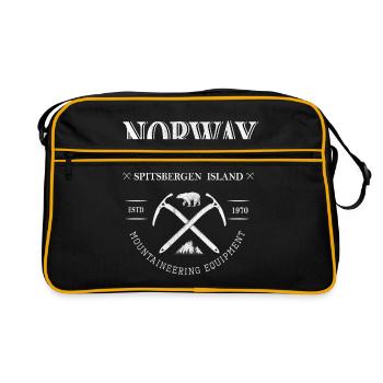 Norvège Norge-Norvège - Sac Retro - noir/or - Devant