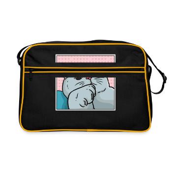 Foldex cat - Retro Bag - black/gold - Front