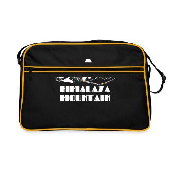 Cadeau himalayen - Sac Retro - noir/or - Devant