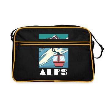 Alpes - Sac Retro - noir/or - Devant