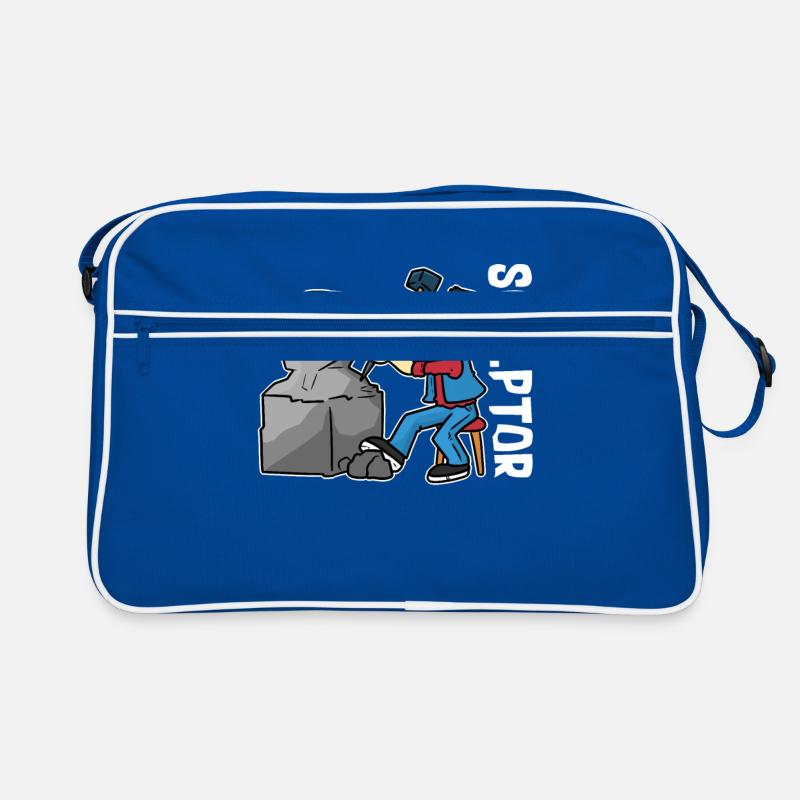 Skulptur Bildhauer Retro Tasche