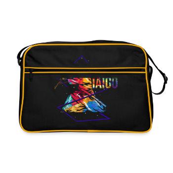 Iaido Kata Cadeau - Sac Retro - noir/or - Devant