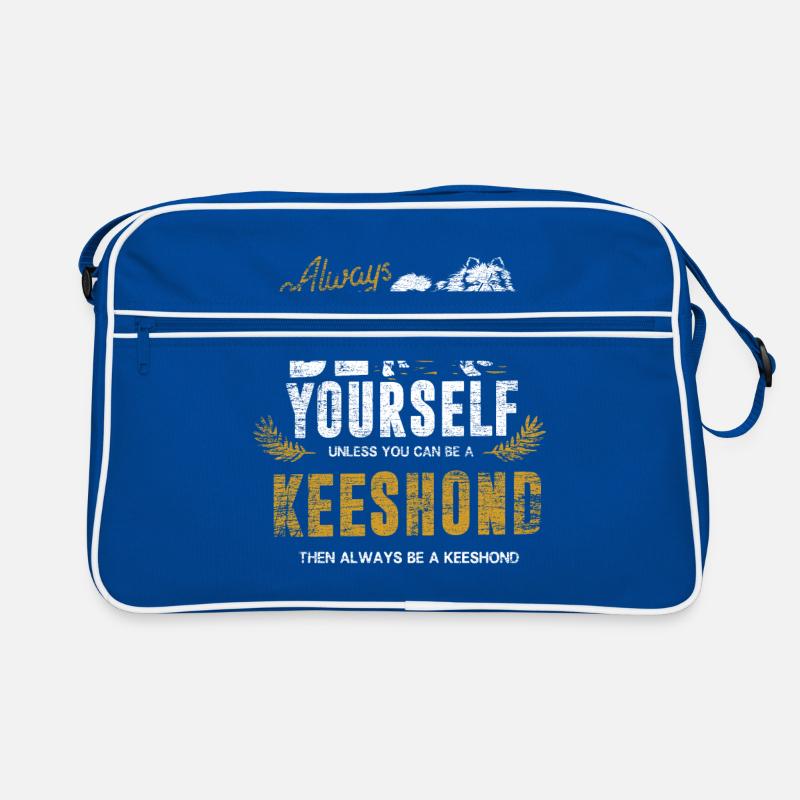 Keeshond Geschenk Retro Tasche