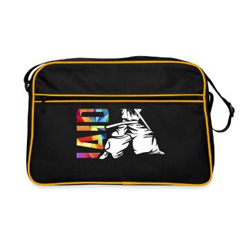 Iaido - Retro Tasche - Schwarz/Gold - Vorne