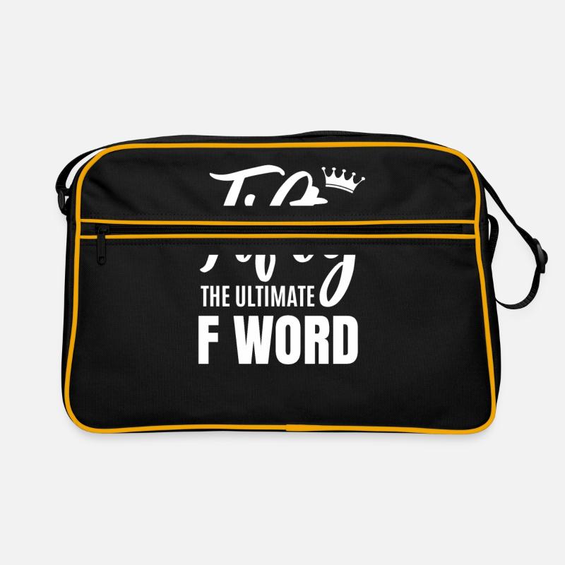 50th birthday - Retro Bag - black/gold