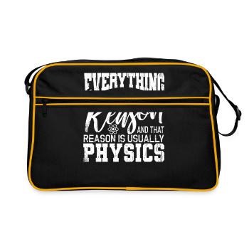 physique - Sac Retro - noir/or - Devant