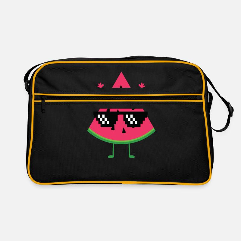 watermelon - Retro Bag - black/gold