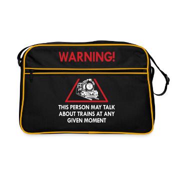 train - Retro Bag - black/gold - Front
