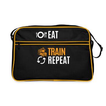 train - Retro Bag - black/gold - Front